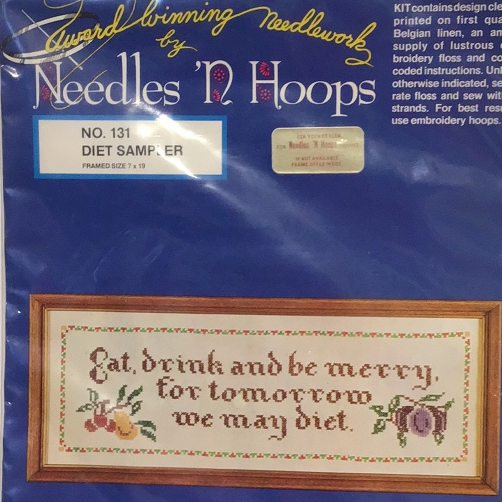 NWT “Diet” sampler kit